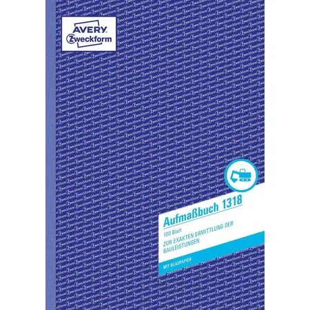 Avery Zweckform 1318 Aufmaß, A4, 100 Blatt