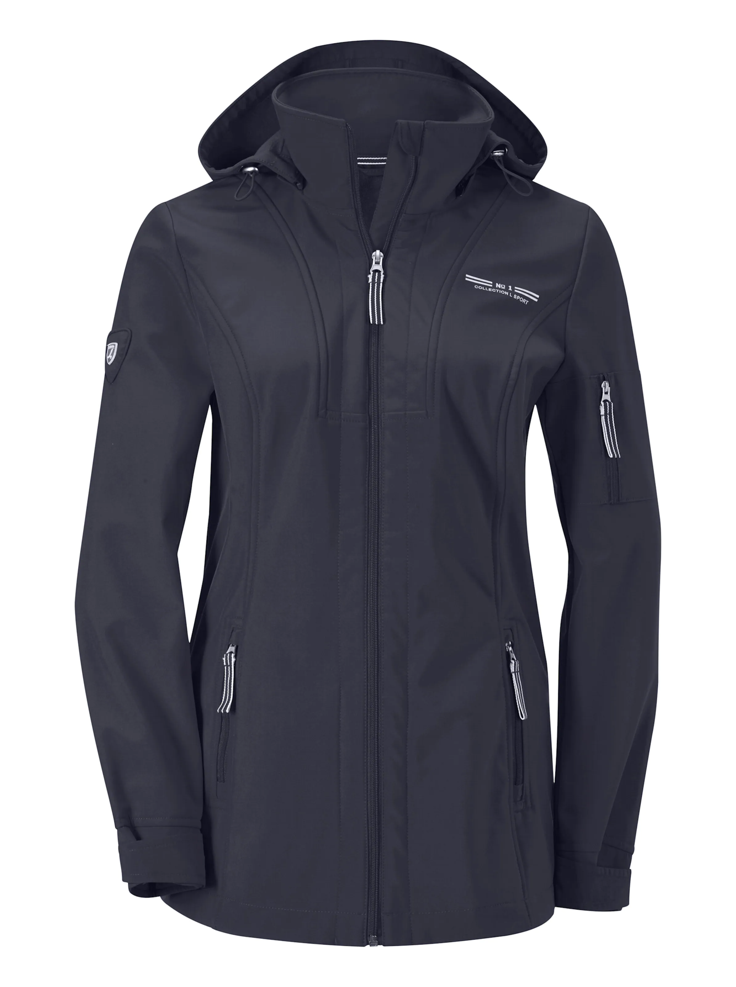 Softshelljacke in marine