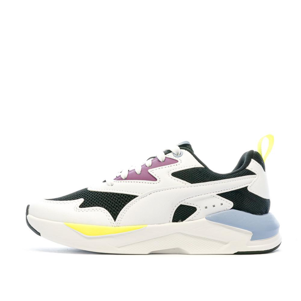 Puma Baskets Blanches/Jaune/Noir Homme Puma X-Ray Lite