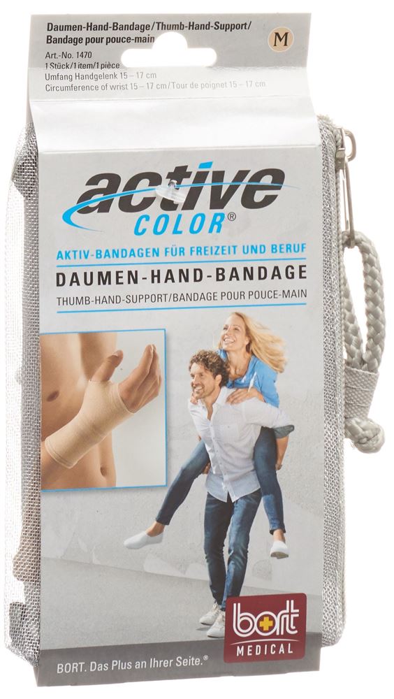 ACTIVECOLOR ActiveColor Daumen-Hand-Bandage<br>1 Stück, M, beige
