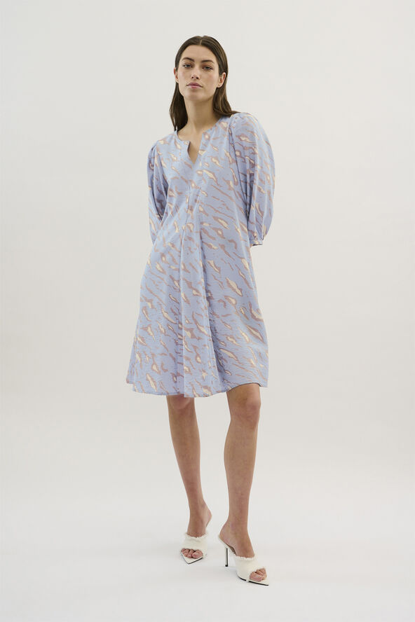 Karen by Simonsen KBPassion Indie Dress Palmer aop dusty blue