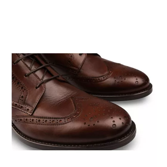 Bottines MARRON B-BLAKE CUIR