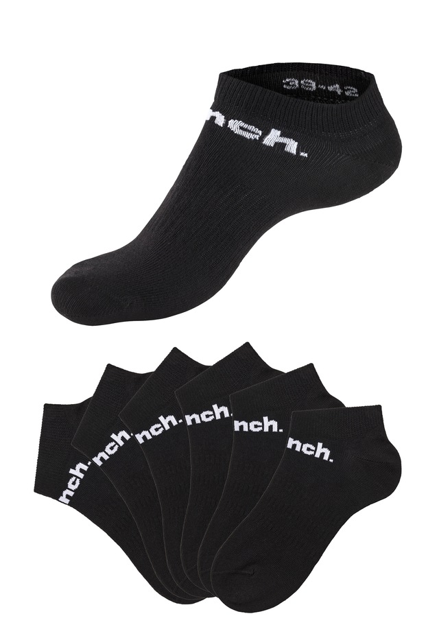 Bench. Sportsocken Packung, 6 Stk. tlg. Sneakersocken mit klassischem Logoschriftzug