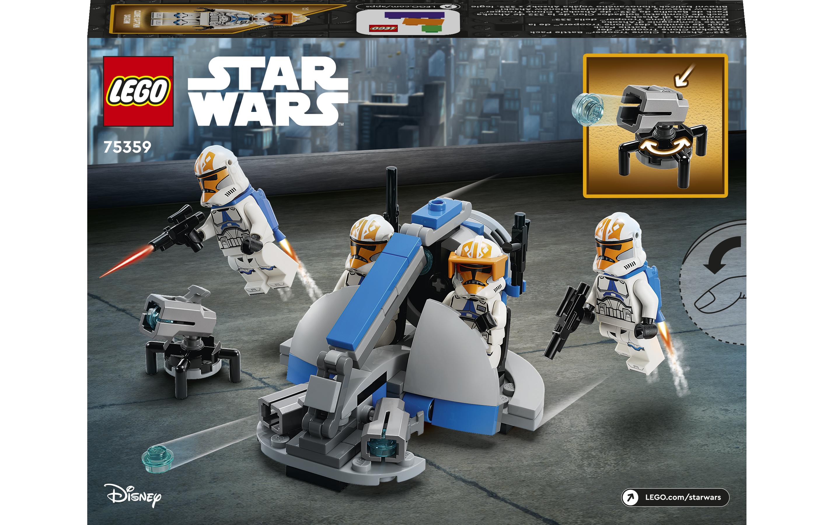 Star Wars Ahsokas Clone Trooper der 332. Kompanie 75359Bau- und Spielset