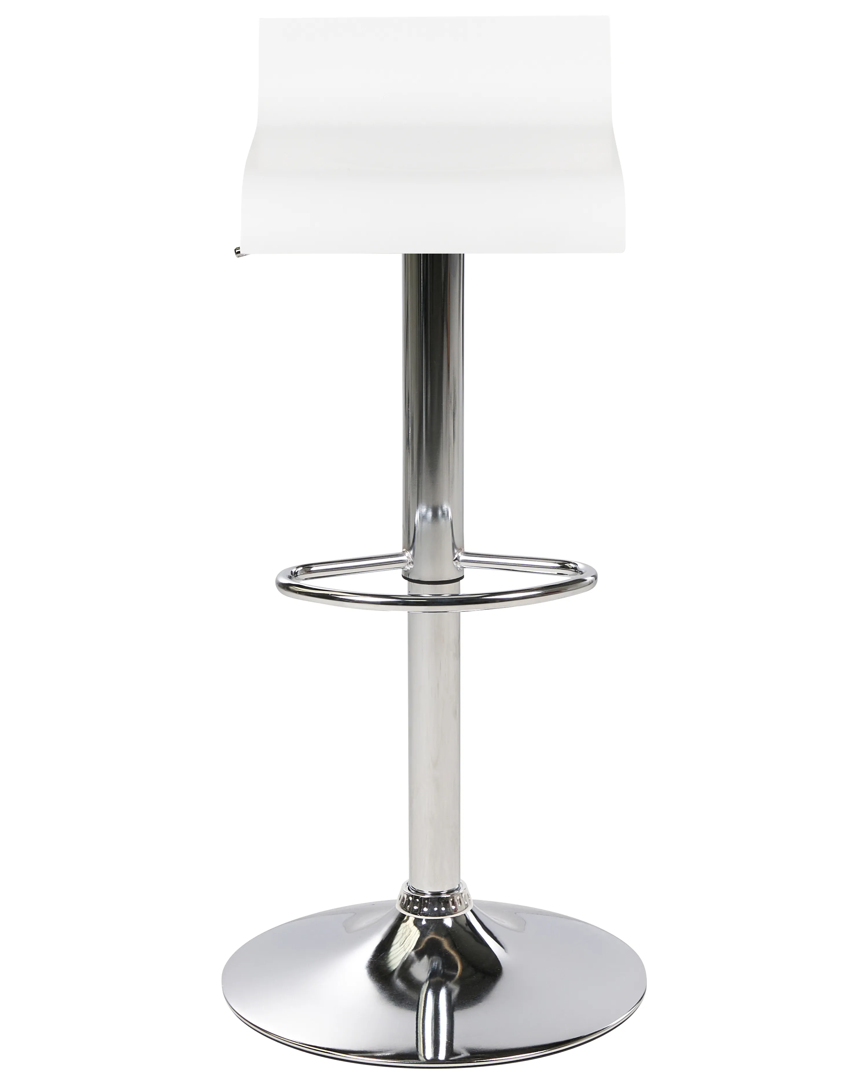 Set van 2 barstoelen VALENCIA draaibaar Wit