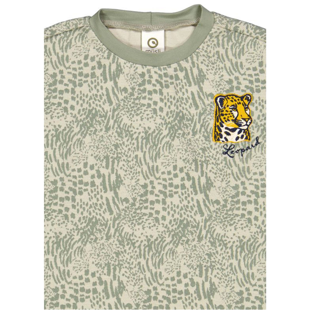 Køb Müsli Soft Green/ Poetry Green Leopard Big T-Shirt
