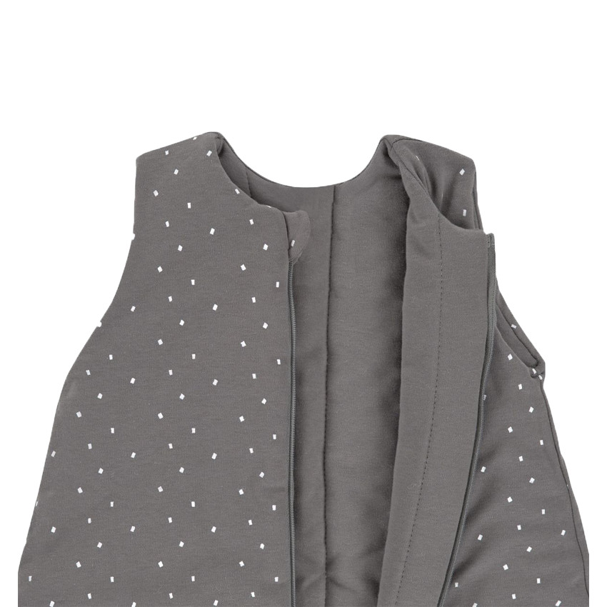 Gigoteuse sans manches imprimé pois 7-12M Gris