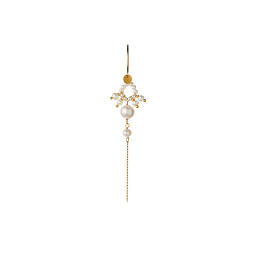 Stine A Heavenly Pearl Dream Hoop, Guld