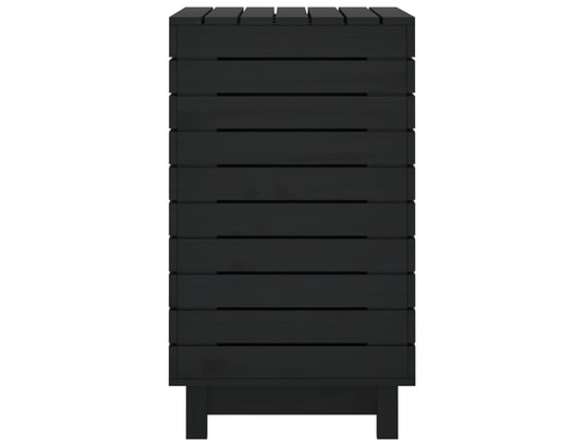 VIDAXL - Panier à linge 88,5x44x76 cm bois massif de pin