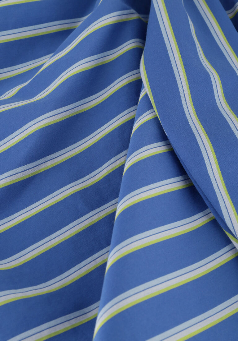 TOMMY HILFIGER blauwe tommy hilfiger mini jurk co stripe short wrap shirt dress