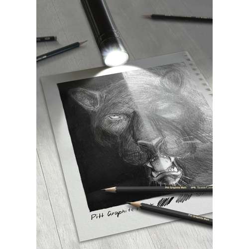 FABER-CASTELL PITT Graphite Matt & Castell 9000-Set im Metalletui