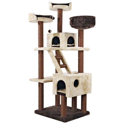 Arranhador Trixie Felicitas marrom e bege para gatos
