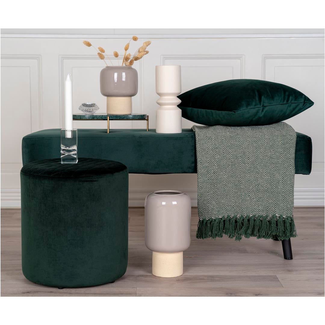 Cort plaid 130x160cm groen. 130X160X1cm