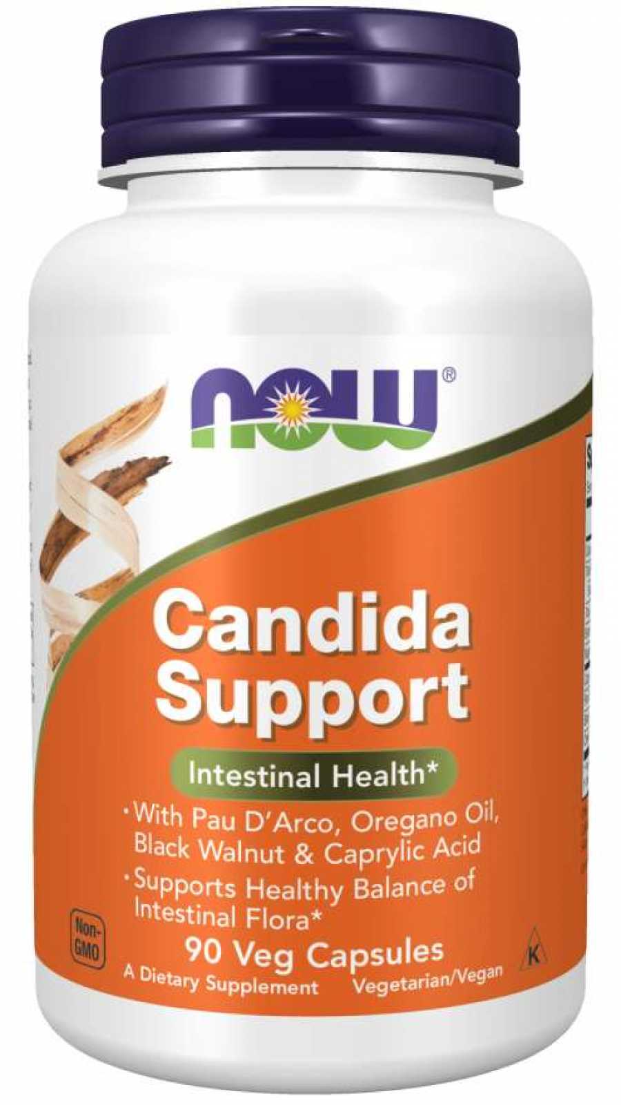 NOW Foods Suporte para Candida - 90 Cápsulas Veganas