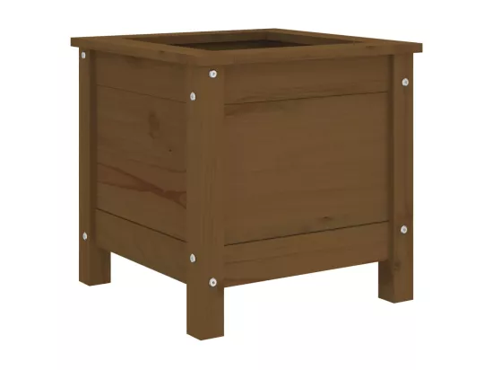 Jardinière bac lit surélevé bois marron 40 x 40 x 39 cm 02_0037534