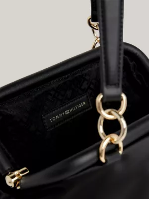 Bolsa de ombro exclusiva Tommy Hilfiger x Festive TH Monogram