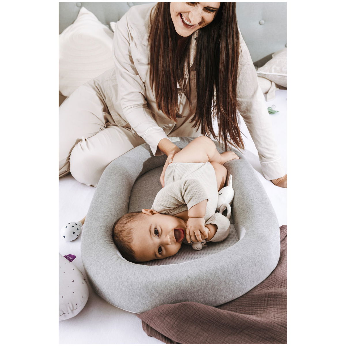 TräumelandTräumeland   Nest Home Air grün meliert