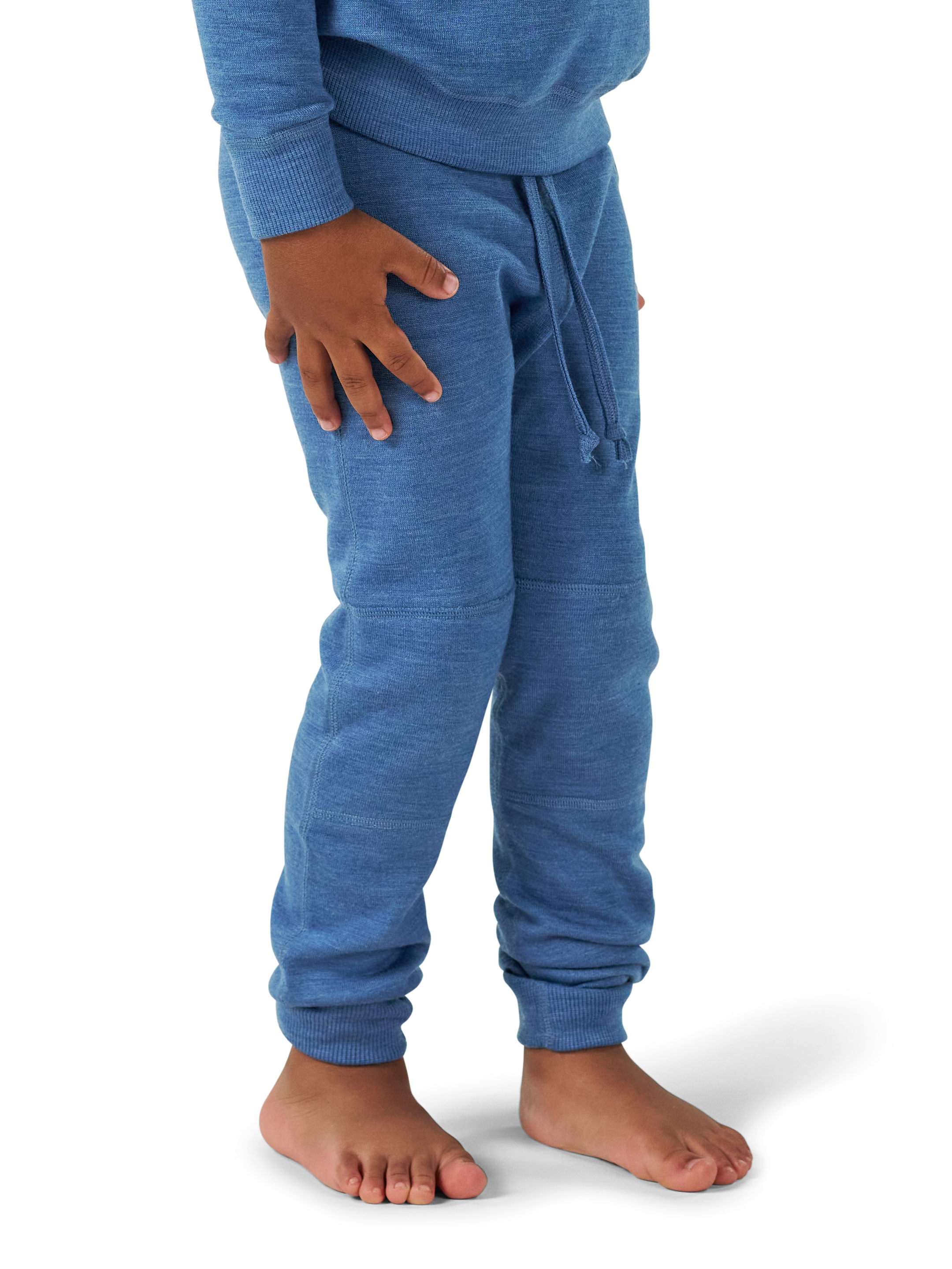Broek van merinowollen terry voor kinderen