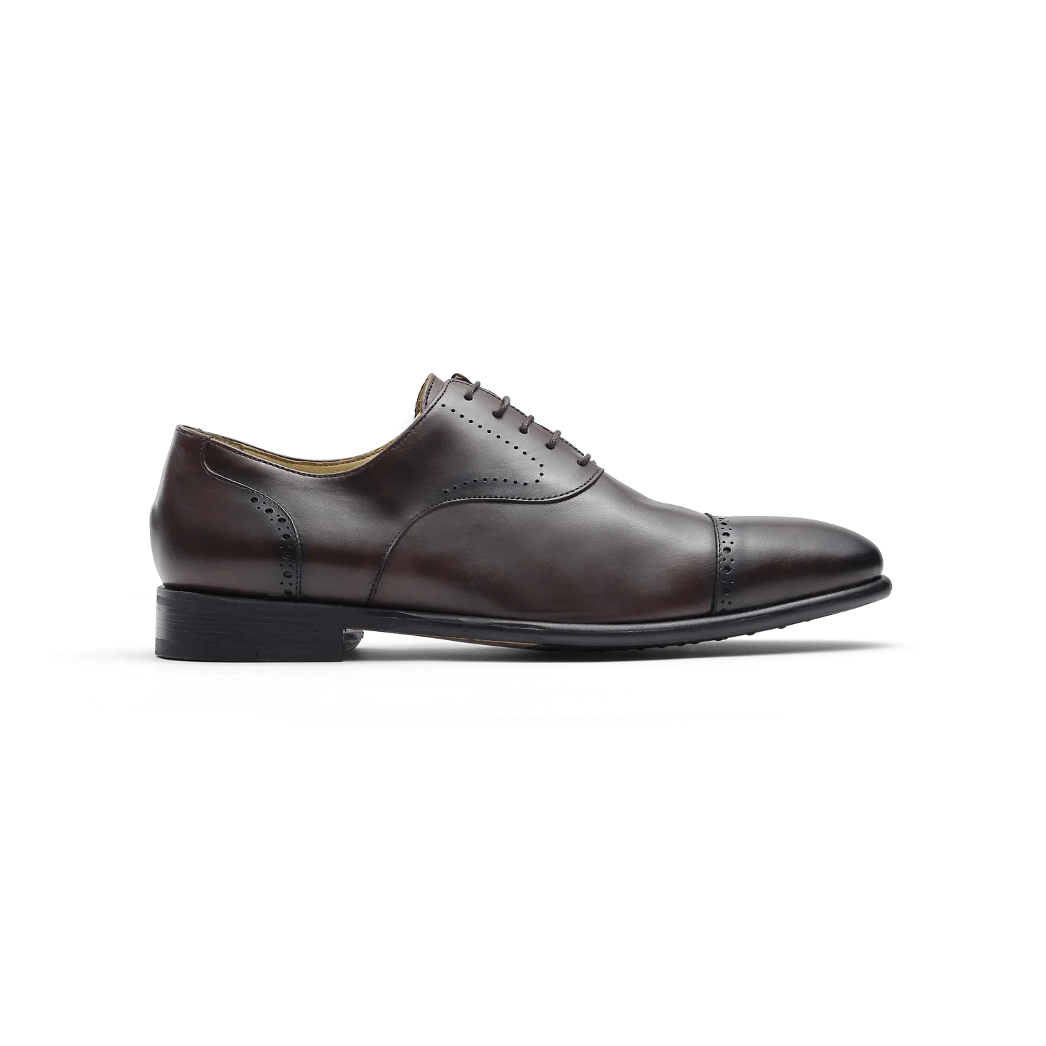 Locker-Richelieu en cuir brown