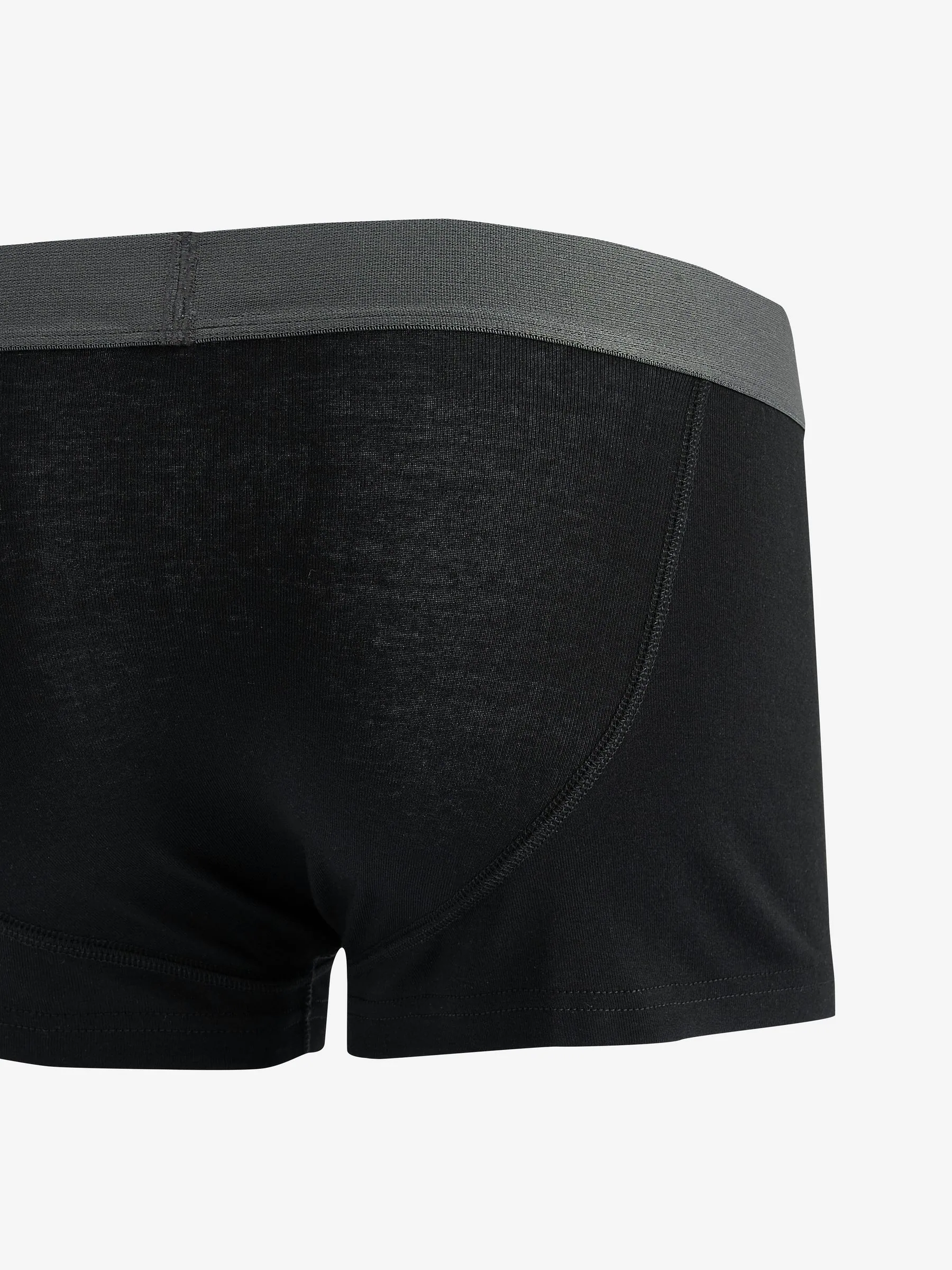 Zwart - Verpakking van 4 - Hipster boxershorts van 100% katoen