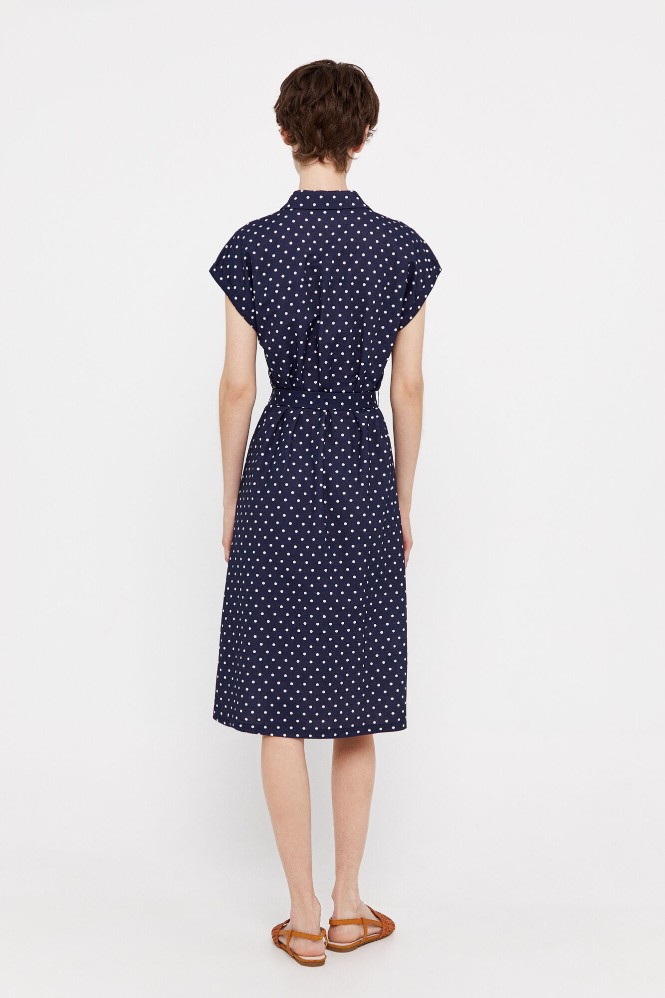 Vestido polo - Estampa azul