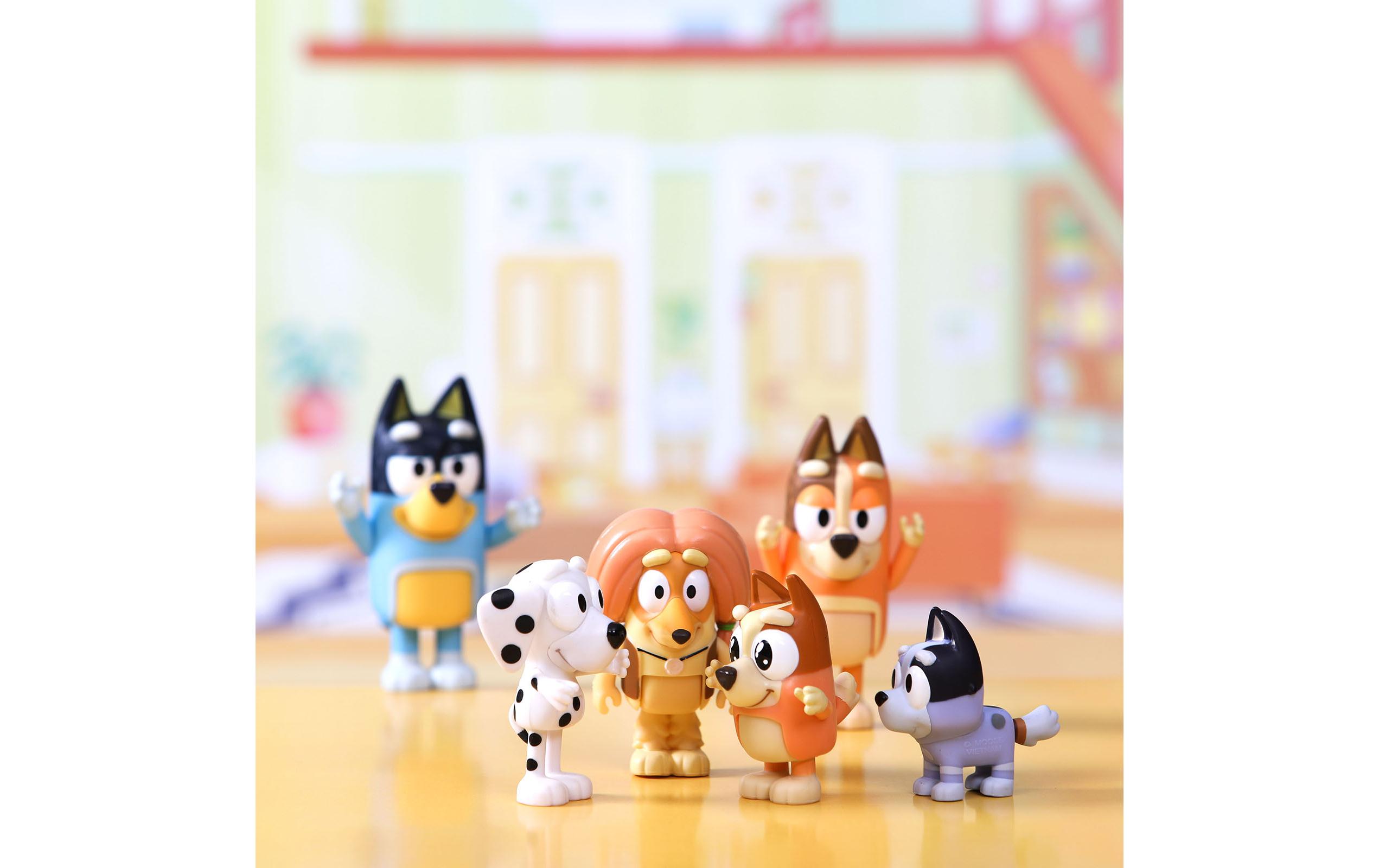Bluey Figuren AchterpackKinderspielzeugfigur