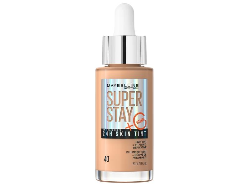 Maybelline Foundation Superstay 24H Glow 40 Fwan Leichtes Make-up für 24 Stunden lang strahlende Haut, ohne zu beschweren