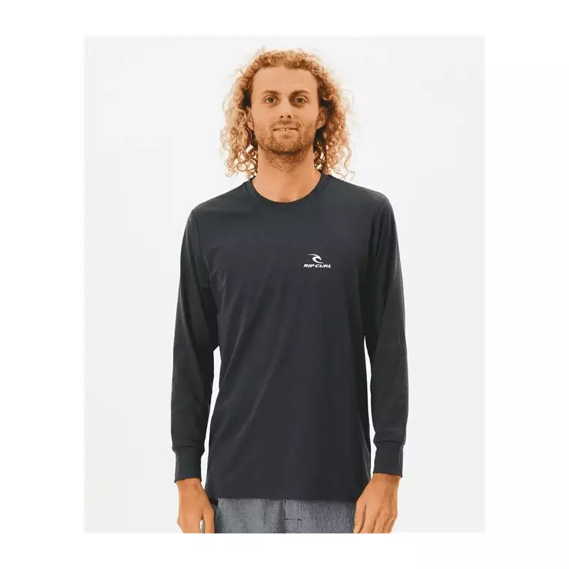 Lycra RIPCURL Search Series L/S Tee Black Marled