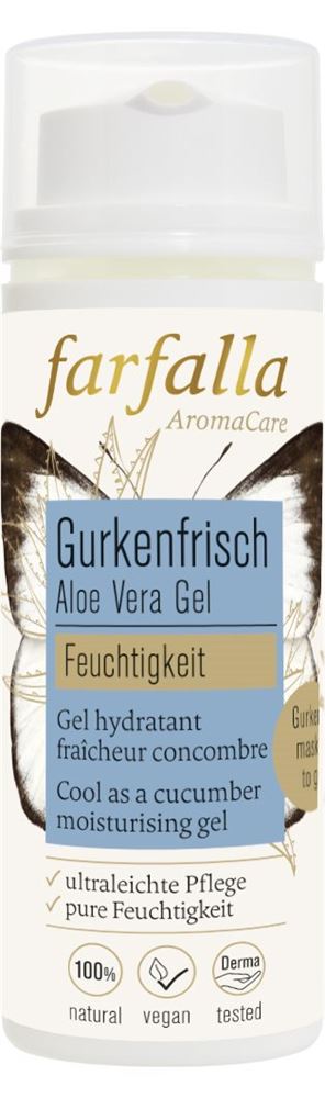 Farfalla Gurkenfrisches Feuchtigkeitsgel<br>50 ml, Gel, Aloe Vera