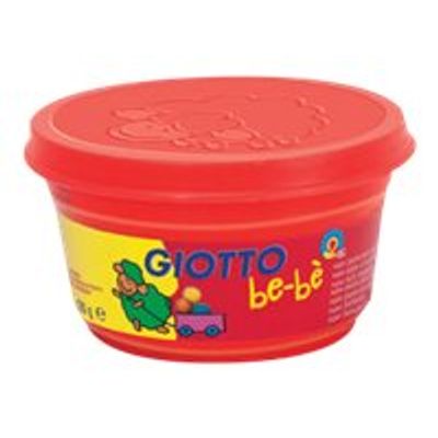 GIOTTO be-bè - pâte à modeler - 4pots Jaune, Rose, Rouge, Vert - 100gr