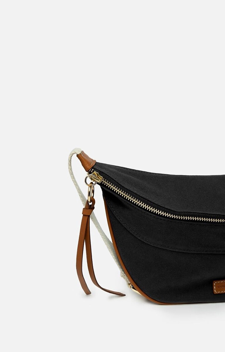 VANESSA BRUNO<br>Bolsa de cintura de algodão com zíper