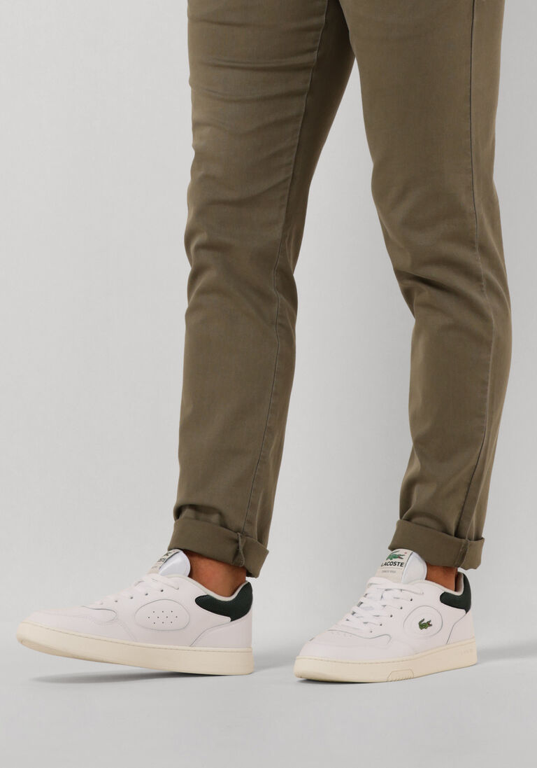 LACOSTE witte lacoste lage sneakers lineshet