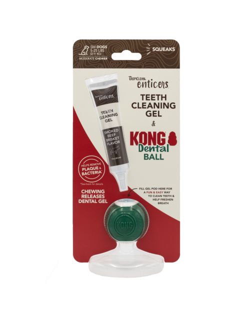 Tropiclean Enticers Dental Ball Kit Rund - Gebitsverzorging