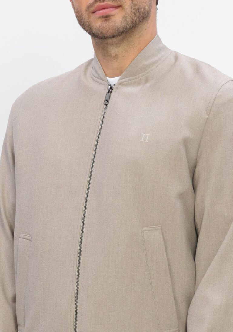 beige les deux jack como reg bomber jacket