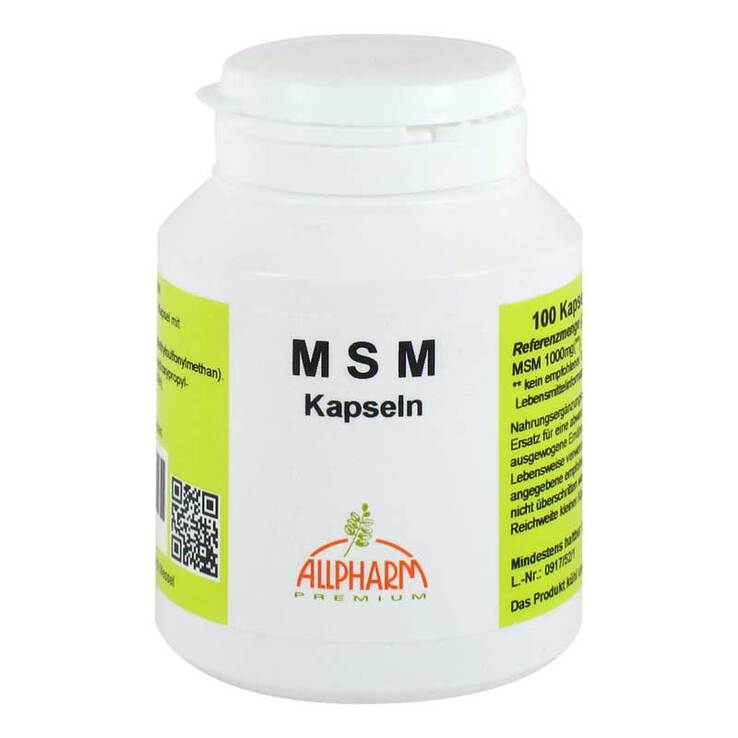 MSM Kapseln 500 mg, 100 St