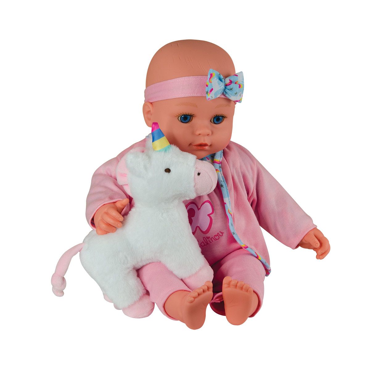 Coffret poupon 40 cm et son doudou