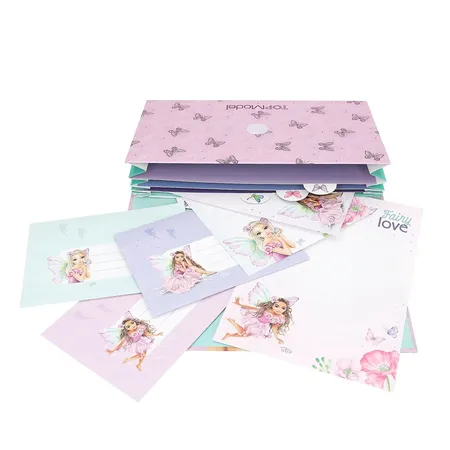 Depesche TOPModel Briefpapier in Fächermappe FAIRY LOVE
