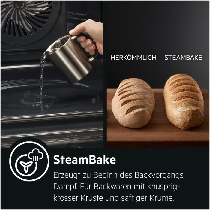 AEG Einbau-Herd Serie 6000 SteamBake EEB355020M