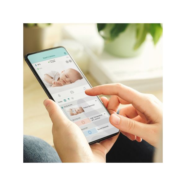 Luvion Grand Elite 4 Connect Crib - Extra Camera - Wit