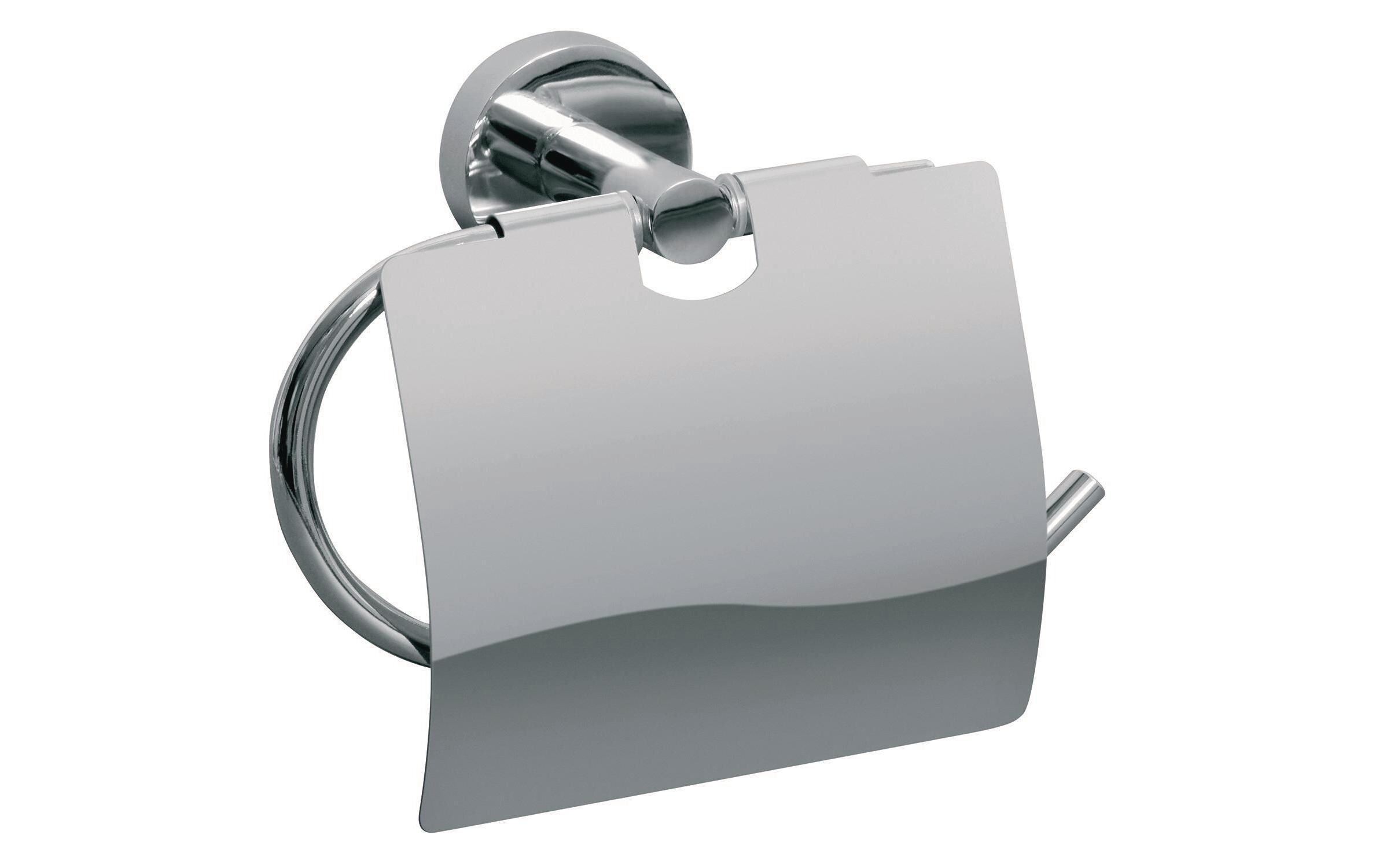 Toilettenpapierhalter ChromWC-Papierhalter mit Deckel
