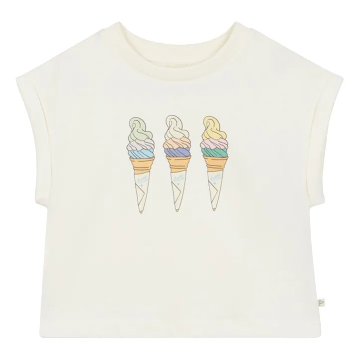 Arsène et Les Pipelettes T-Shirt Fiorina Coton Bio | Ecru