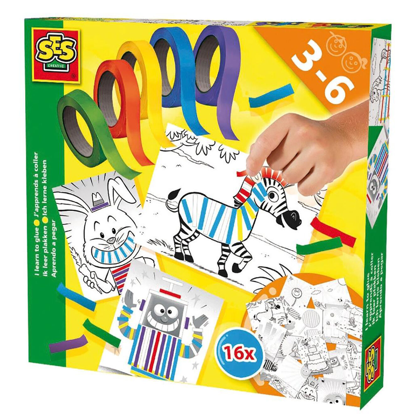 Ses Creative J'apprends à Coller - 3 ans à 6 ans