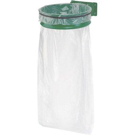 Support de sacs poubelles mural 110 L Ecollecto Rossignol vert