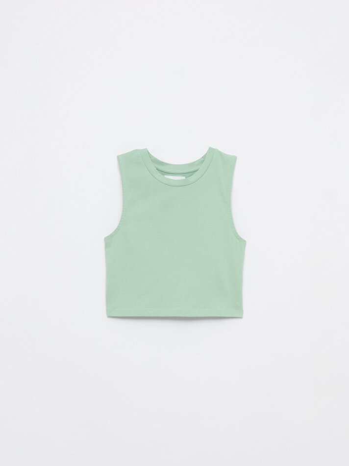 Blusa sem mangas - Verde menta