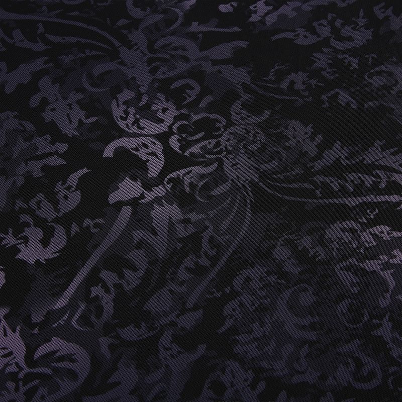 BrickBlack - Spaghettibandjes, ronde hals, bloemenprint en geplooide maxi-A-lijnjurk