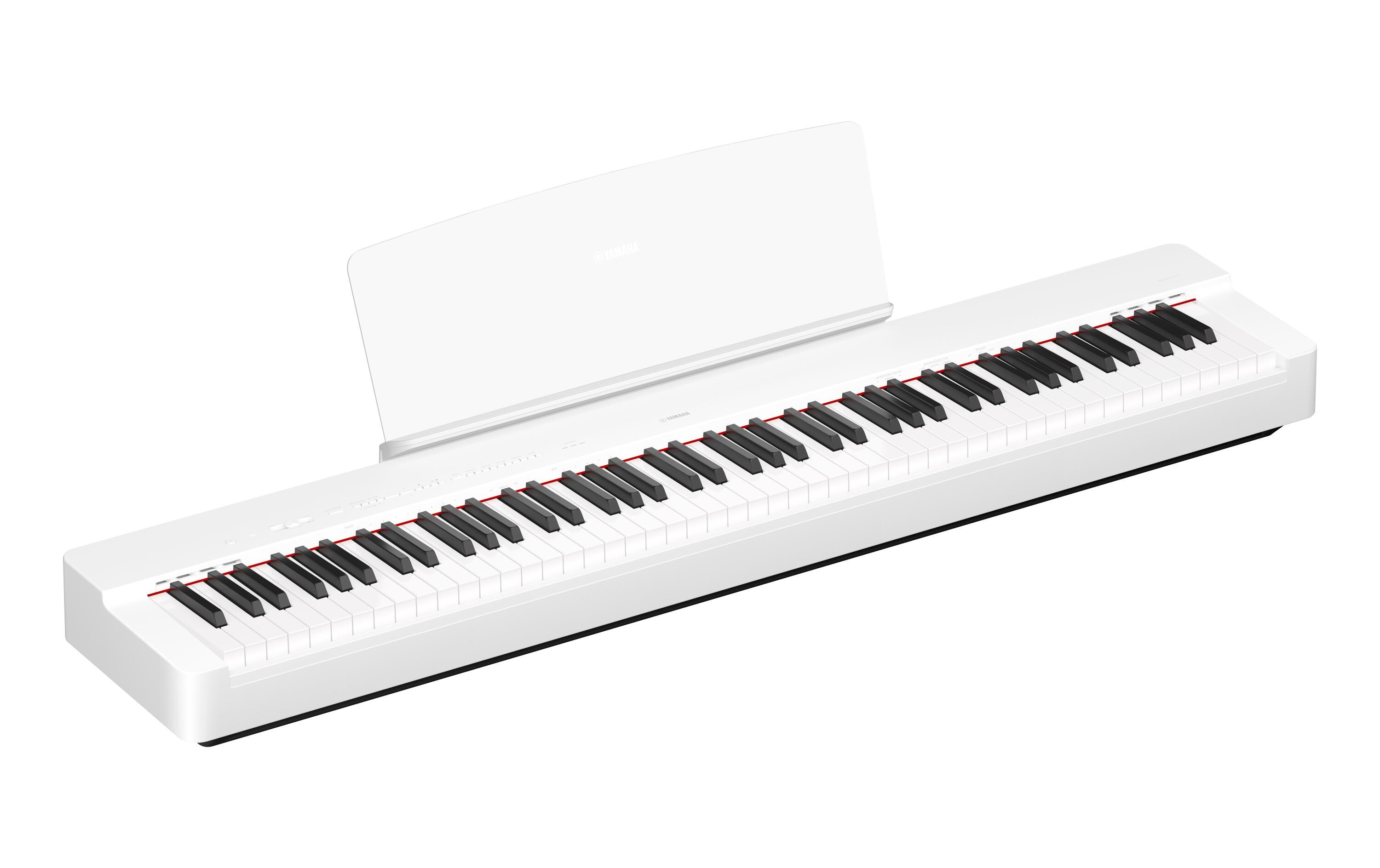 E-Piano P-225WH<br>Kompaktes Digitalpiano mit Klang und Funktionen für fortgeschrittene Spieler