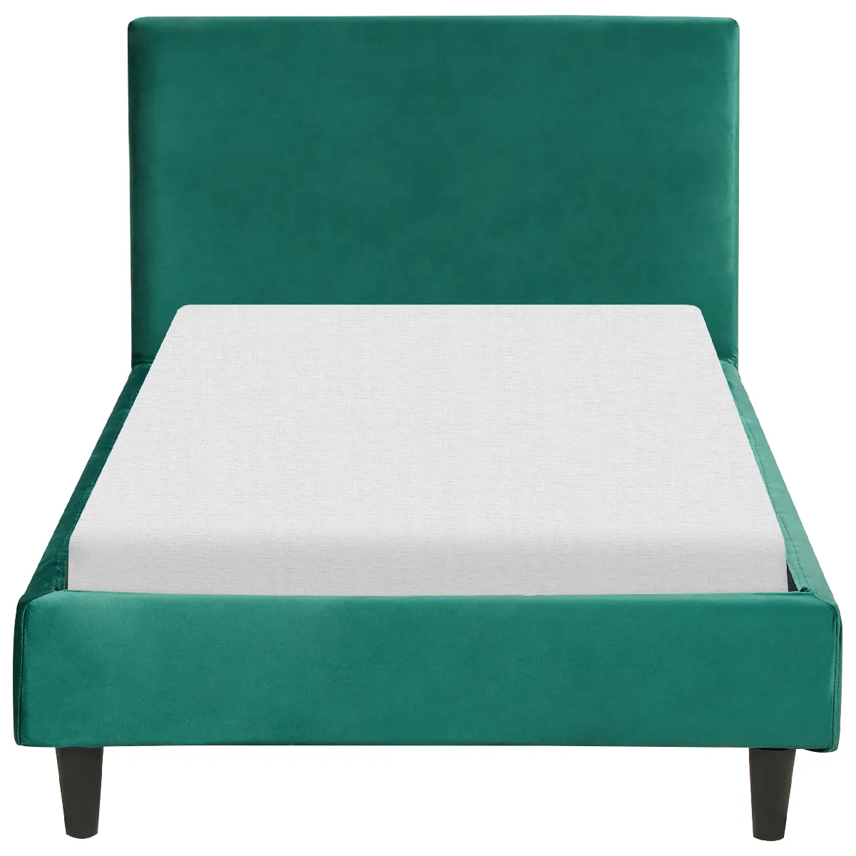 Beliani FITOU - Velours vert foncé