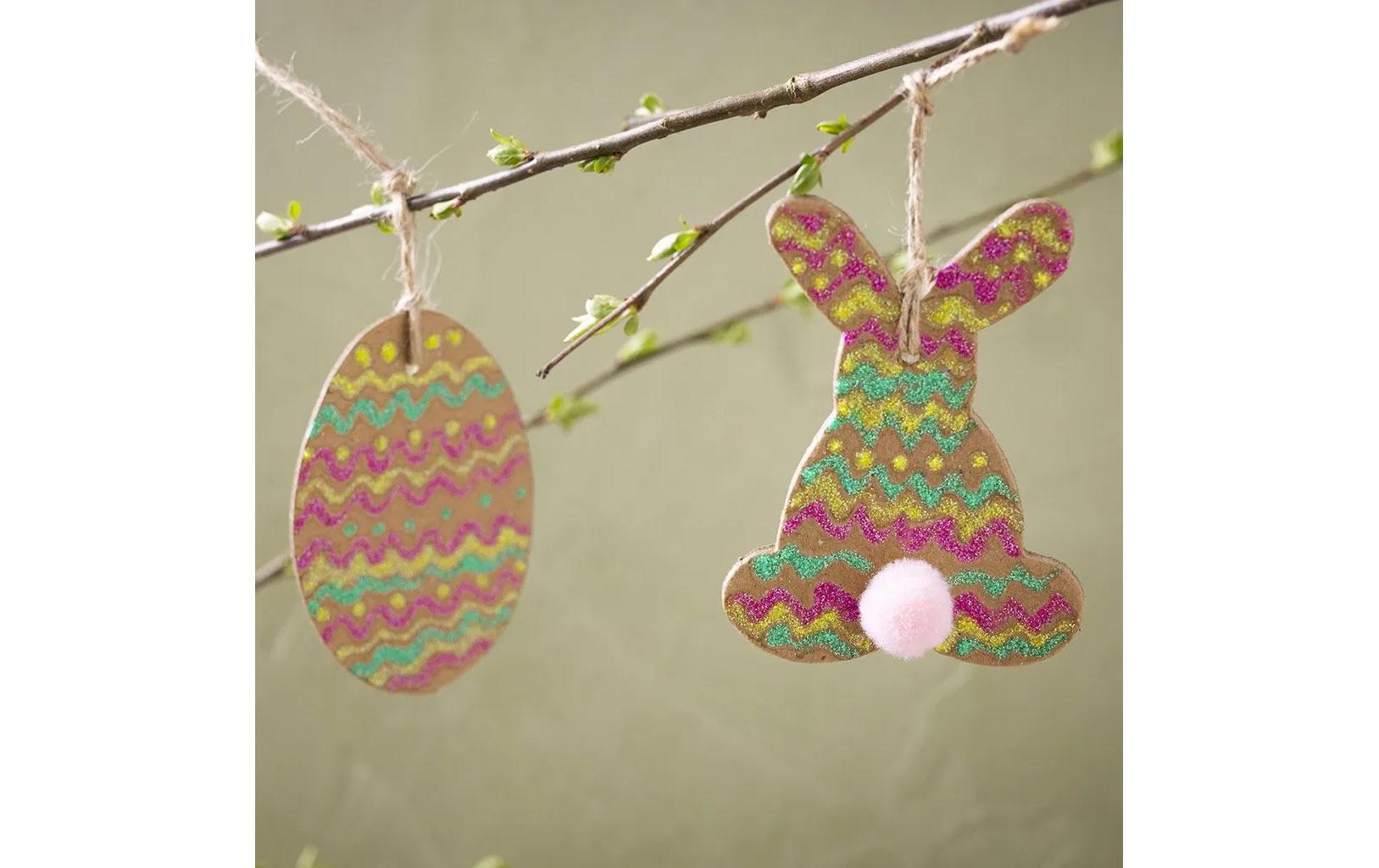 Bastelset Ei und Hase 1 Stück, MehrfarbigMini Kreativ Set für Kinder