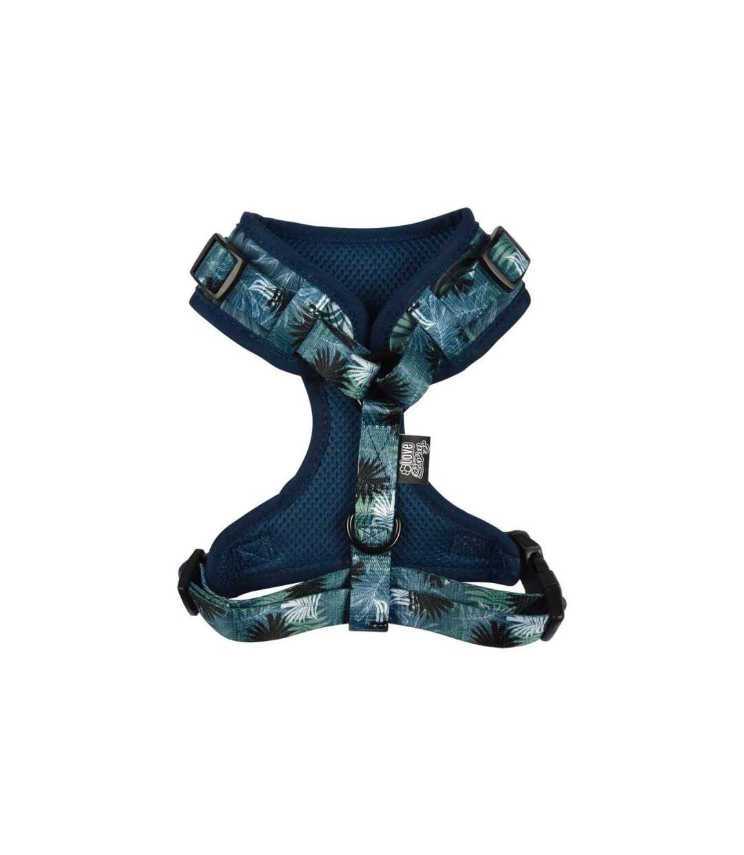 Paris Prix - Harnais Pour Chien Réglable eden 46-61cm Bleu