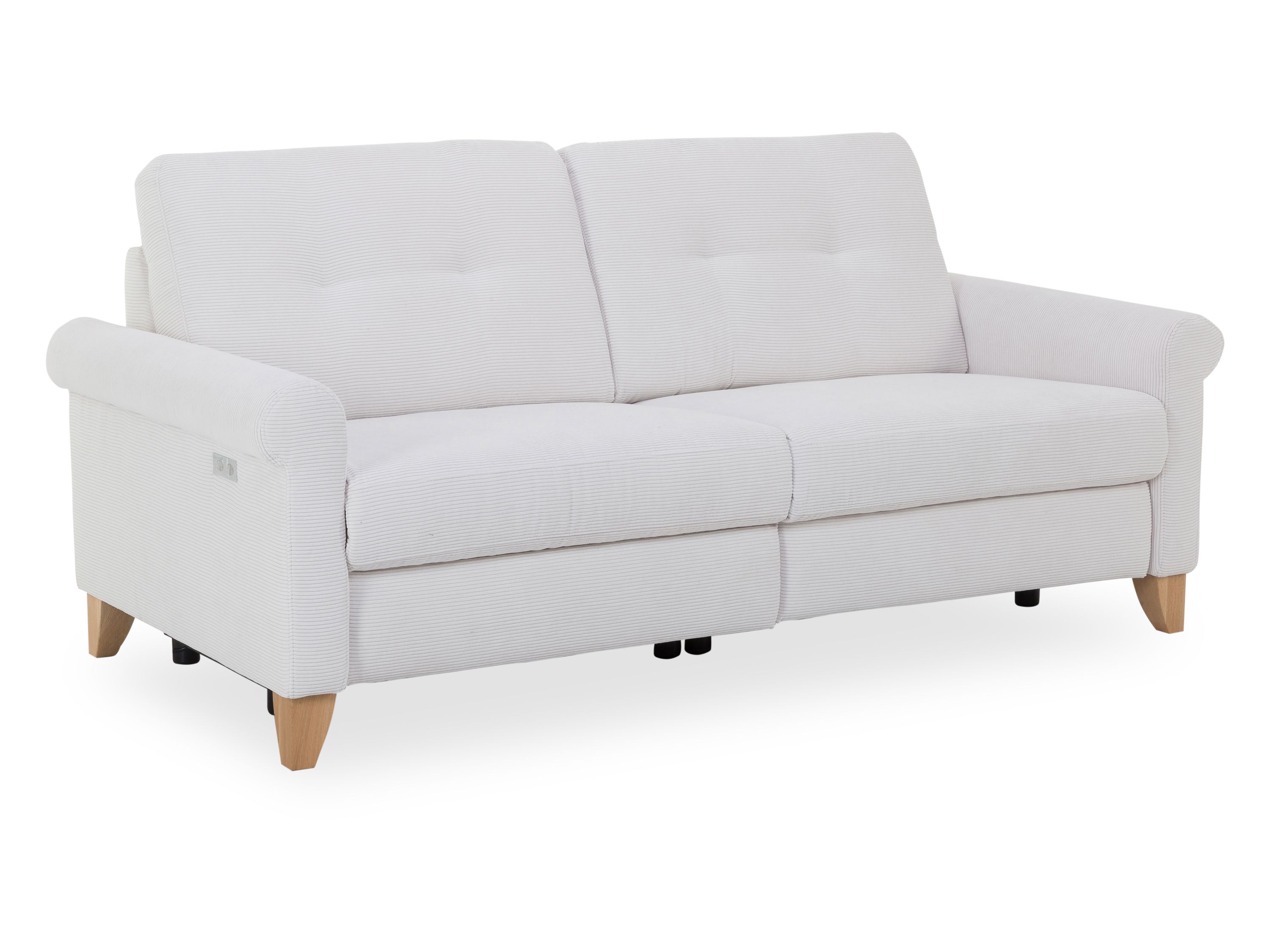 Sofa SANSIBAR 3 Sitzer RÜGEN PLUS weiß